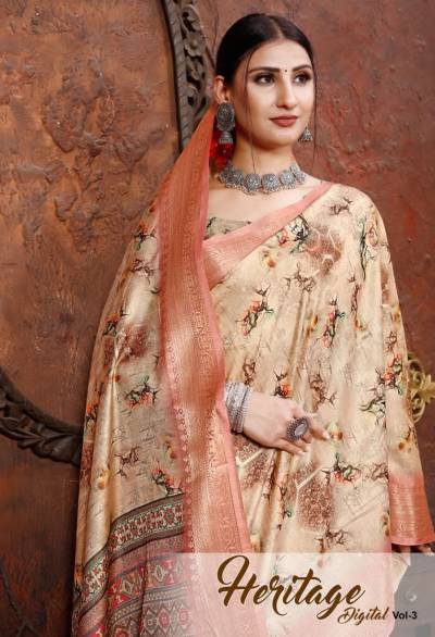 Heritage Digital Vol 3 By Mintorsi Banarasi Festive Wear Saree Collection